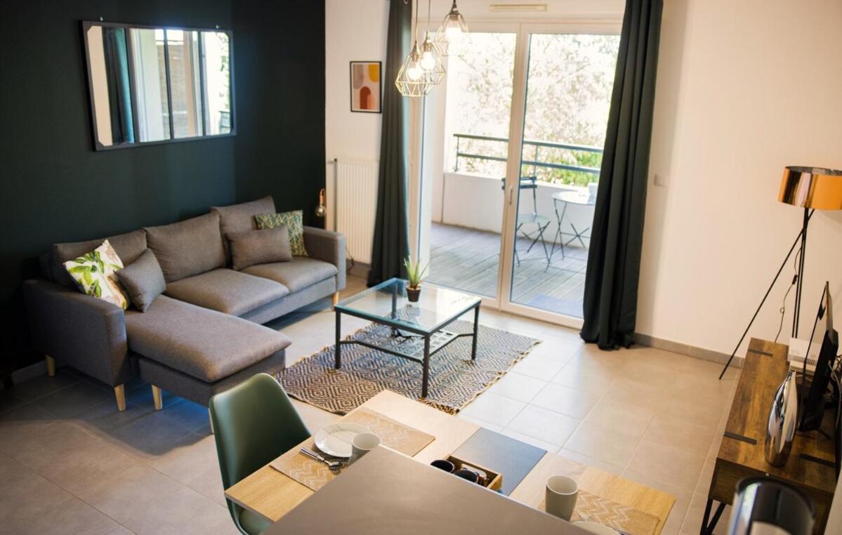 Le Jardin Sequoia ~ Climatisation ~ Parking Apartment L'Union Bagian luar foto